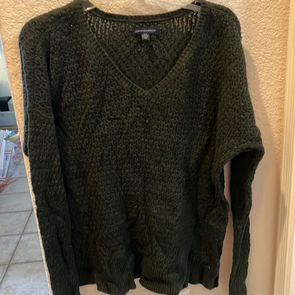 FINAL MARKDOWN Aeo open knit sweater large